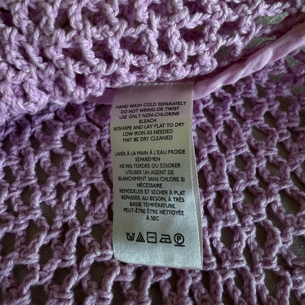 Free People Collared Crochet Cardigan - Picture 10 of 10